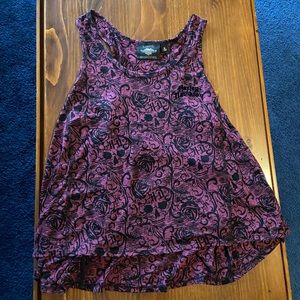 Harley Davidson racer back flowy tank top size medium